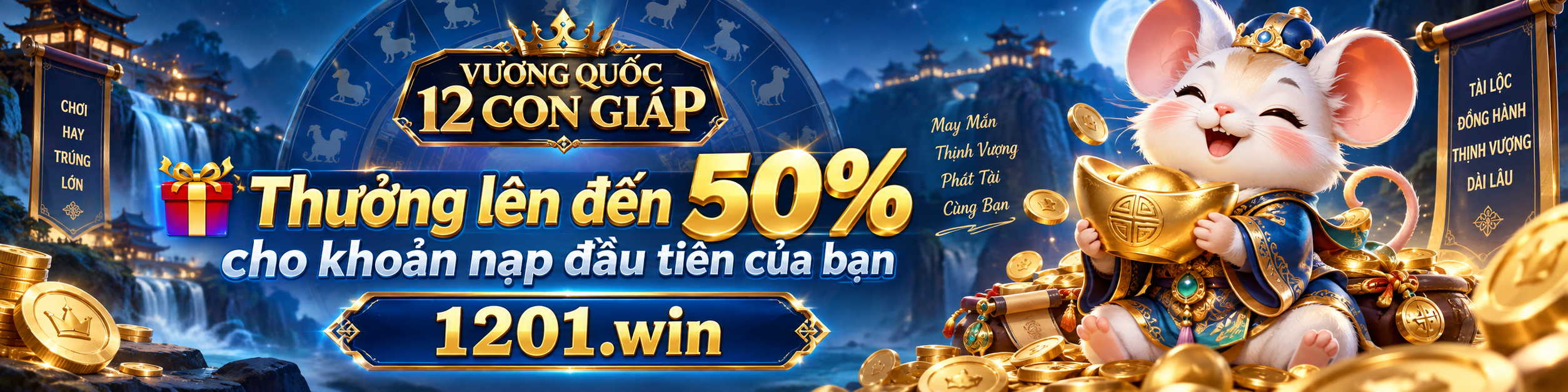 🎁 THƯỞNG NẠP LẦN ĐẦU LÊN ĐẾN 50%